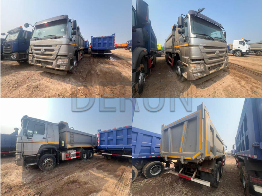 Caminhão basculante SINOTRUK HOWO 6x4 enviado com sucesso para a Argélia