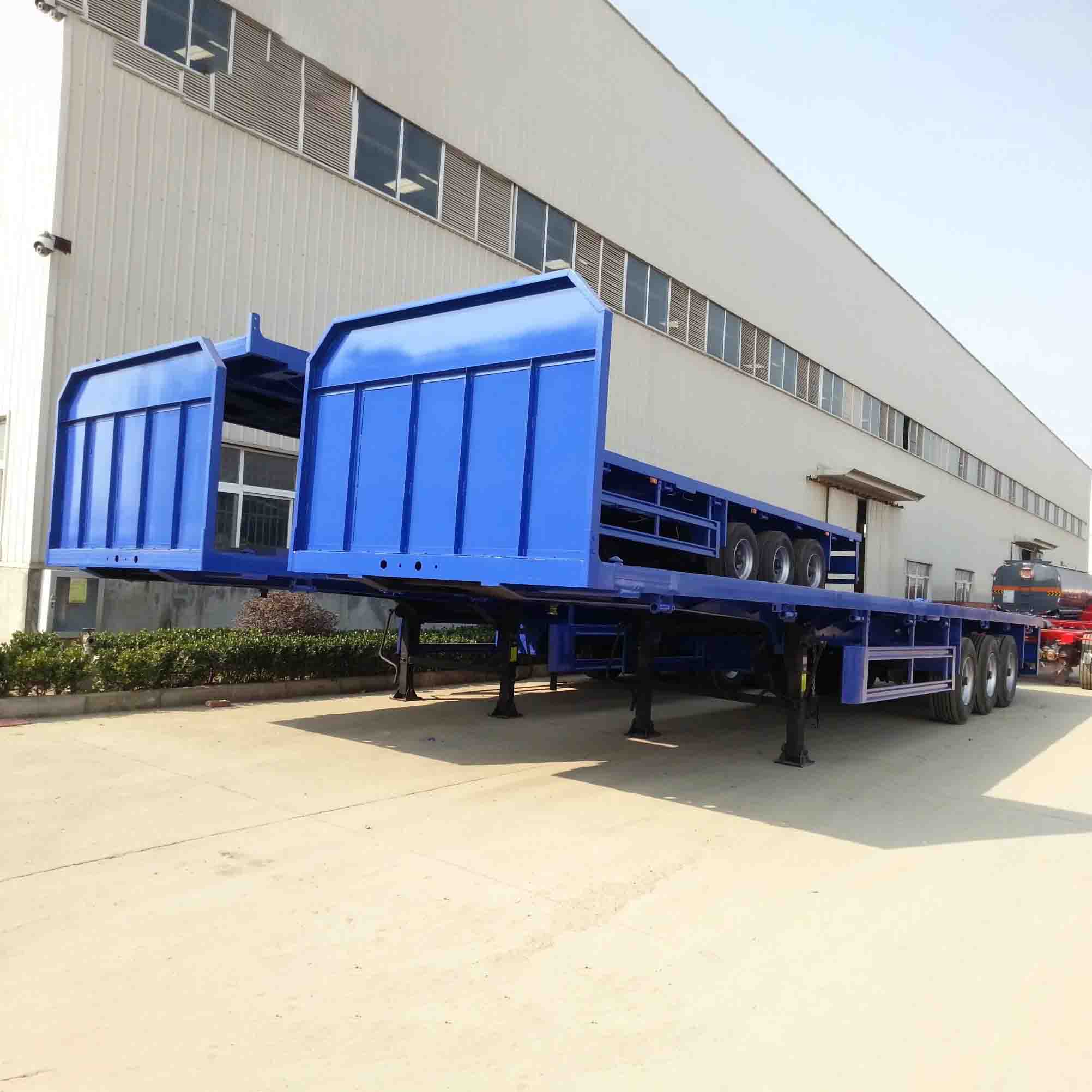 Derun semi trailer com placa frontal