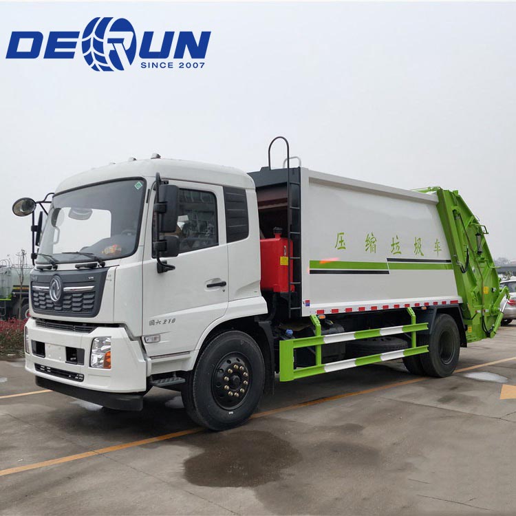 Caminhão compressor de lixo de seis rodas Dongfeng 4x2