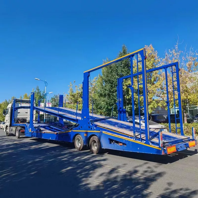 Trailer de transporte de carro de dois andares