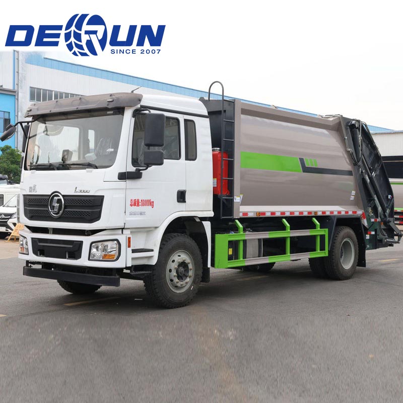 Caminhão leve com compressor de lixo Shacman X9 4x2 L3000