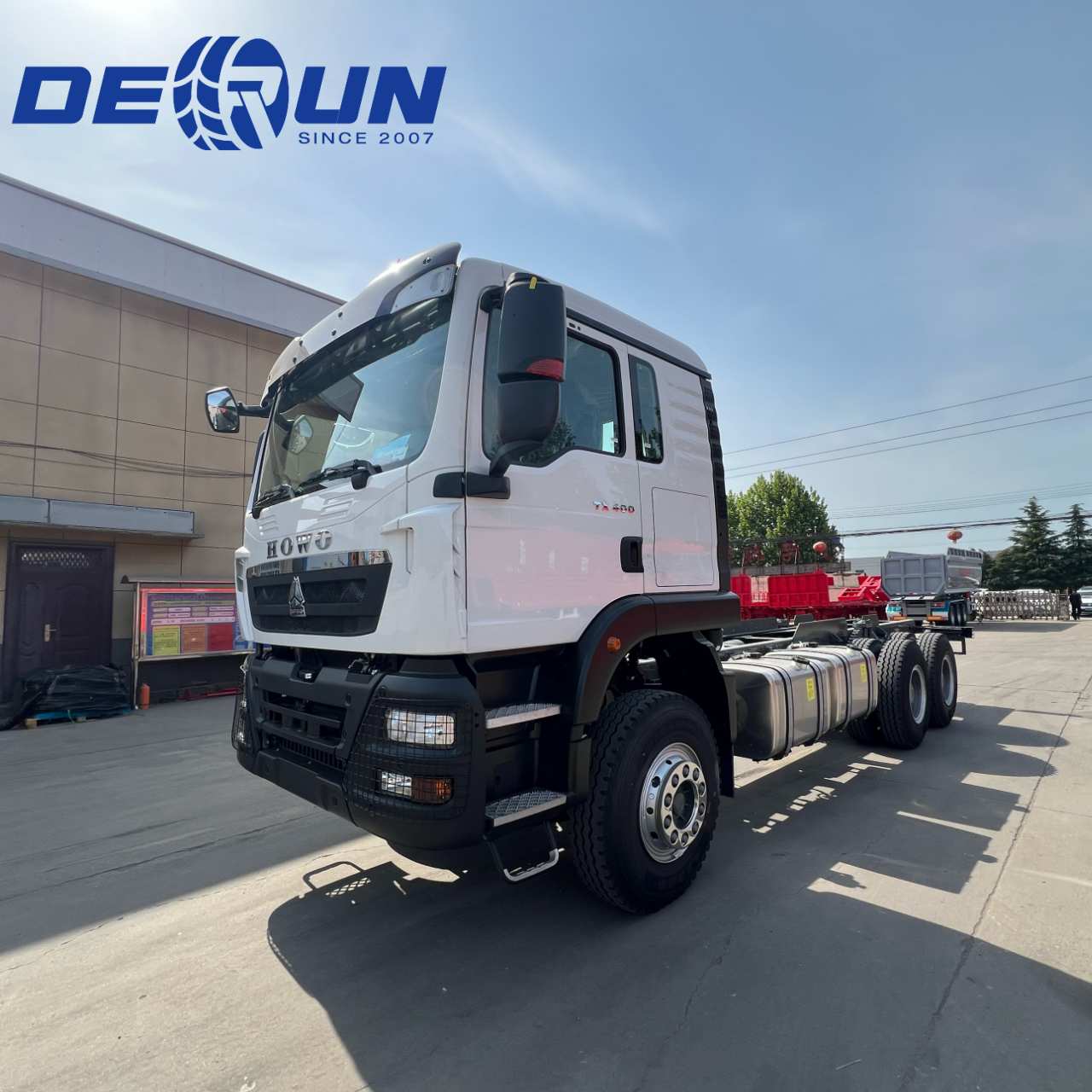 Caminhão de chassi de carga Sinotruk Howo 6x4 TX para a Etiópia