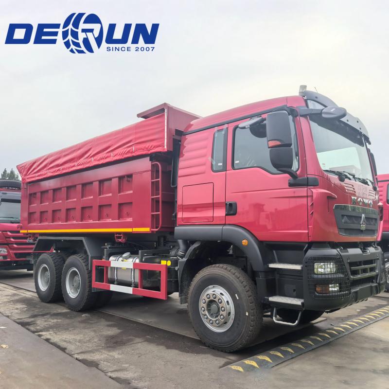 Caminhão basculante Sinotruk Howo TX 6x4 336HP para Etiópia e Djibouti